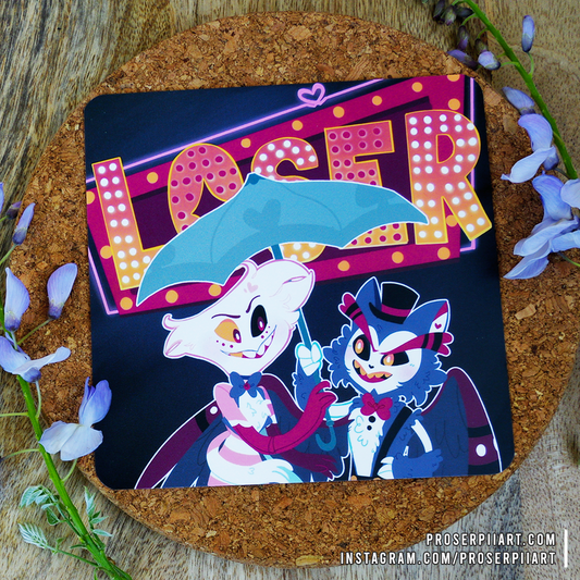 Losers - Hazbin Hotel Postcard Print