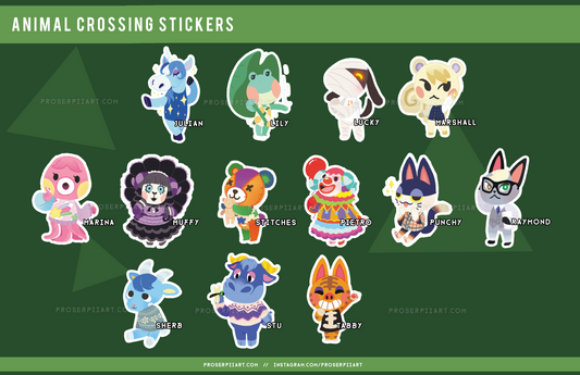 Critter Villager Stickers