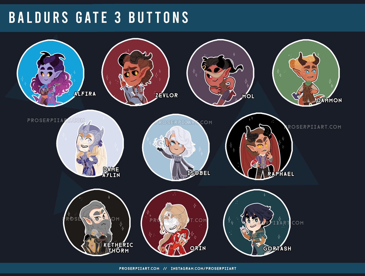 D&D Gate Buttons