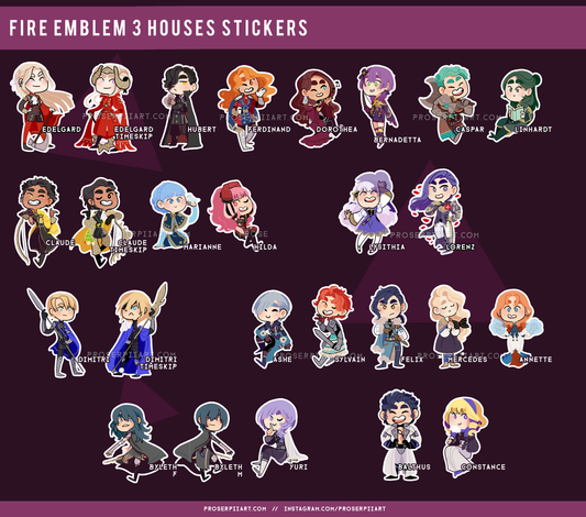 Fire Emblem Three Houses stickers