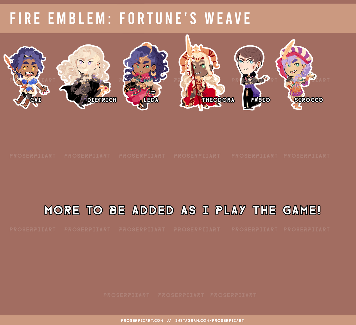 PREORDERS: Fire Emblem Fortune's Weave stickers