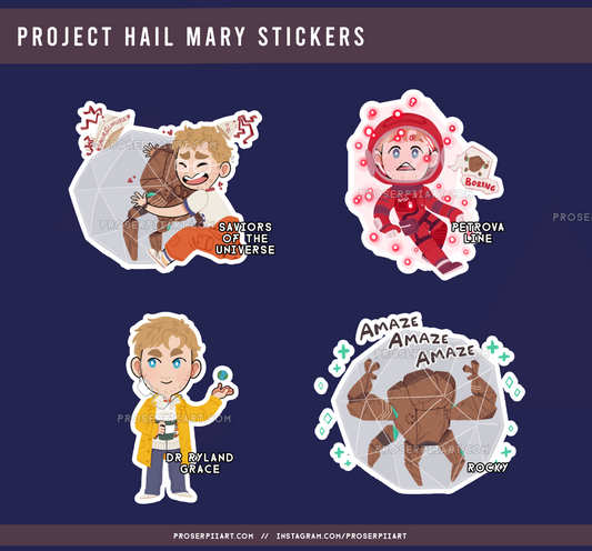 Project Hail Mary Stickers