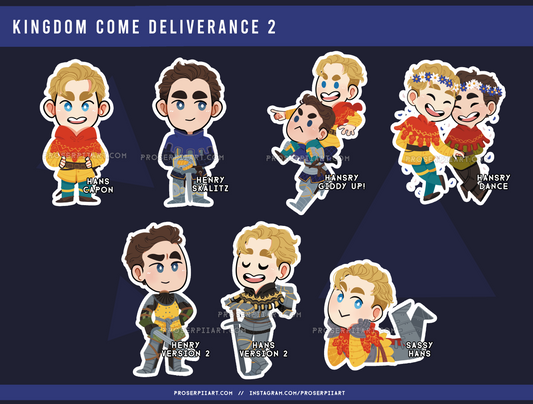 Kingdom Come Deliverance 2 Hans and Henry stickers!
