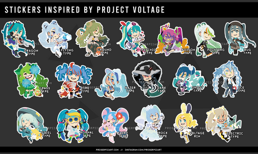 Project Voltage Stickers