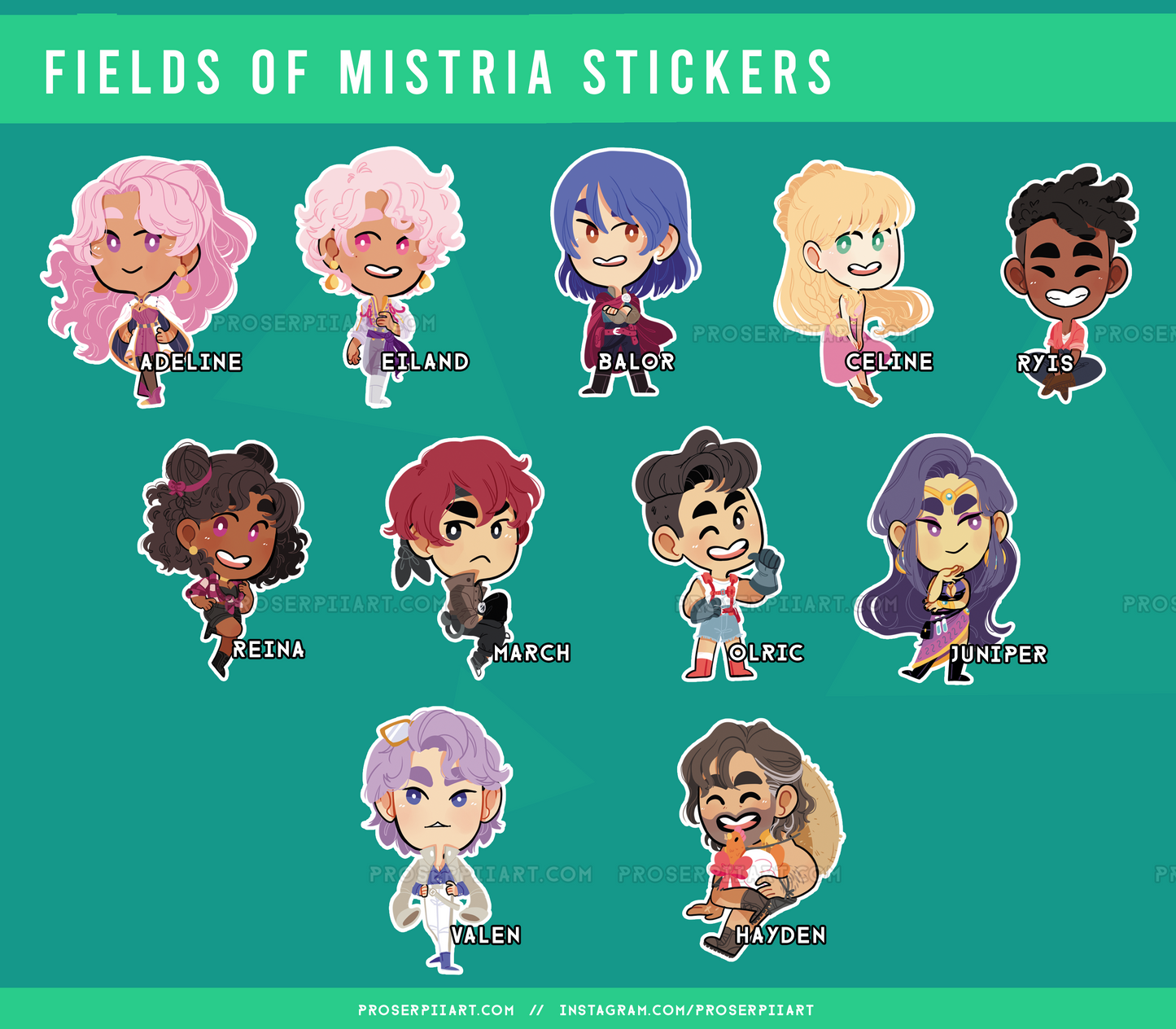 Fields of Mistria Stickers