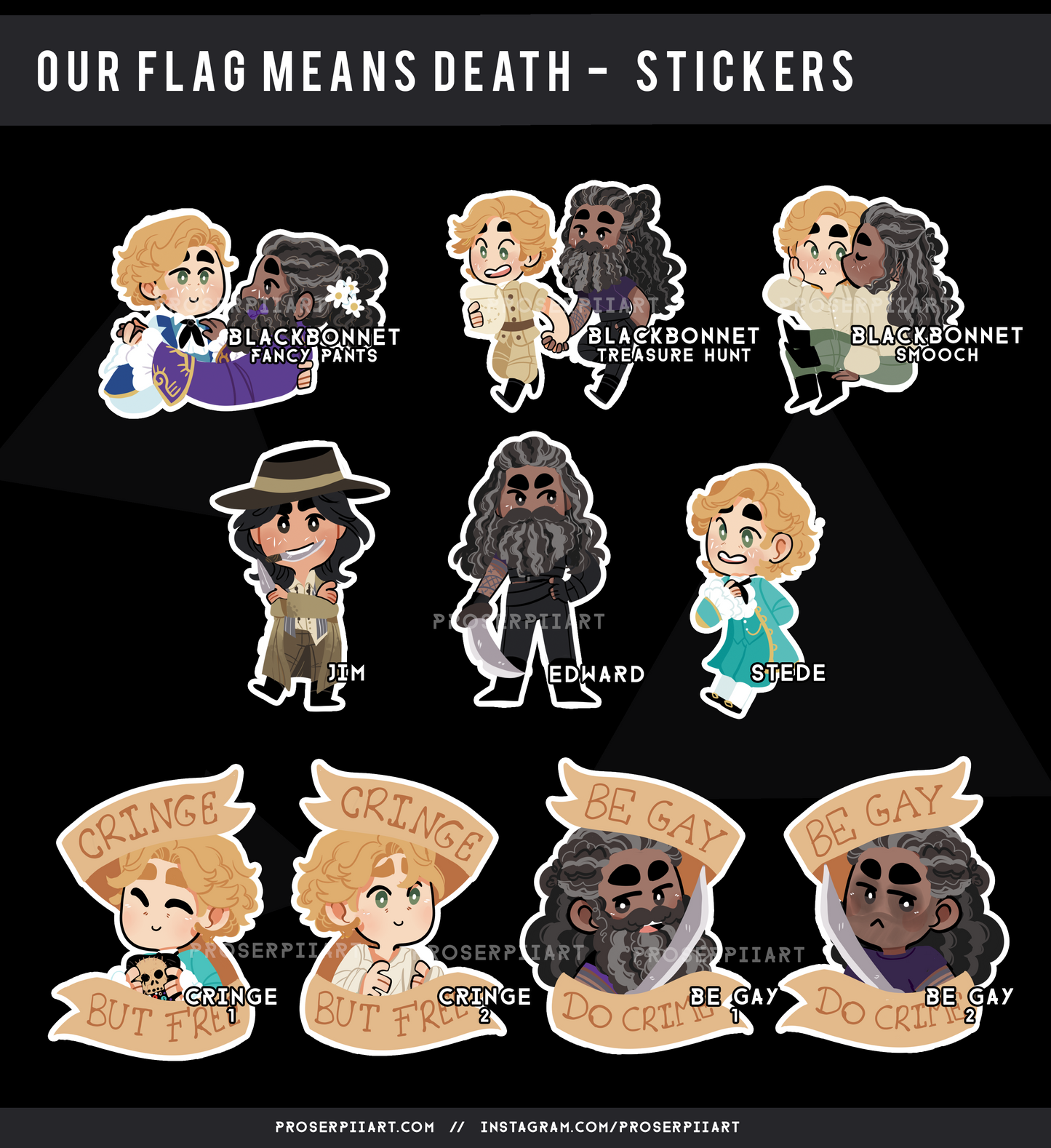 Our Flag Means Death - Stickers