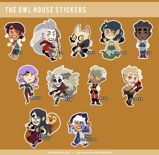 The Owl House Stickers
