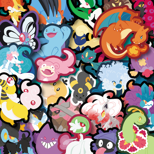 Pokemon Pick Your Own Sticker Pack