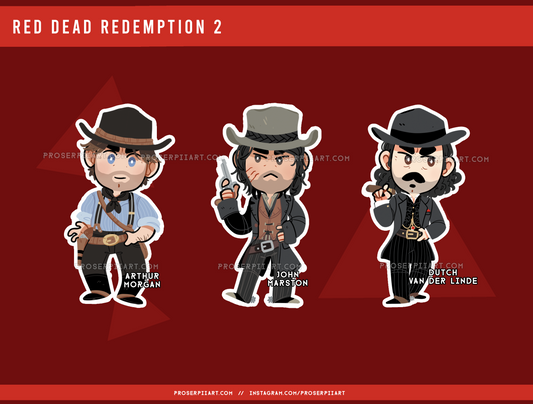 Red Dead Redemption 2 stickers!