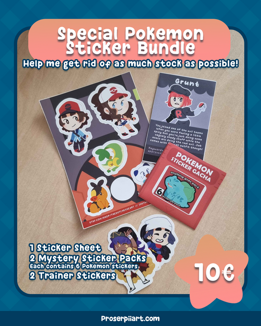 Clearance Pack - Pokemon Stickers