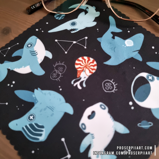 Sharks Microfiber Cloth