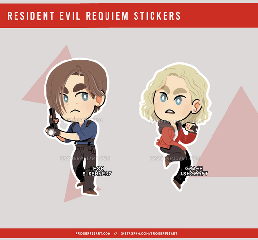 Resident Evil Requiem Stickers
