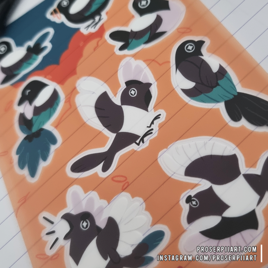 Magpie Treasures Transparent Sticker Sheets