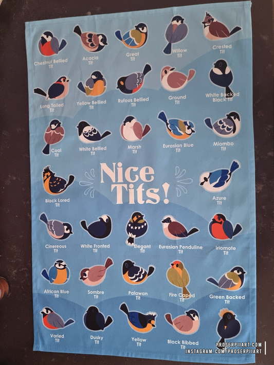 Nice Tits! Tea Towel
