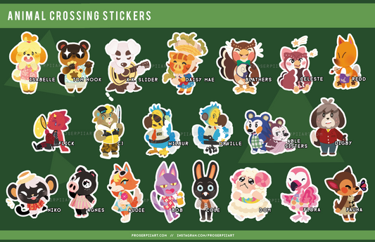 Critter Villager Stickers