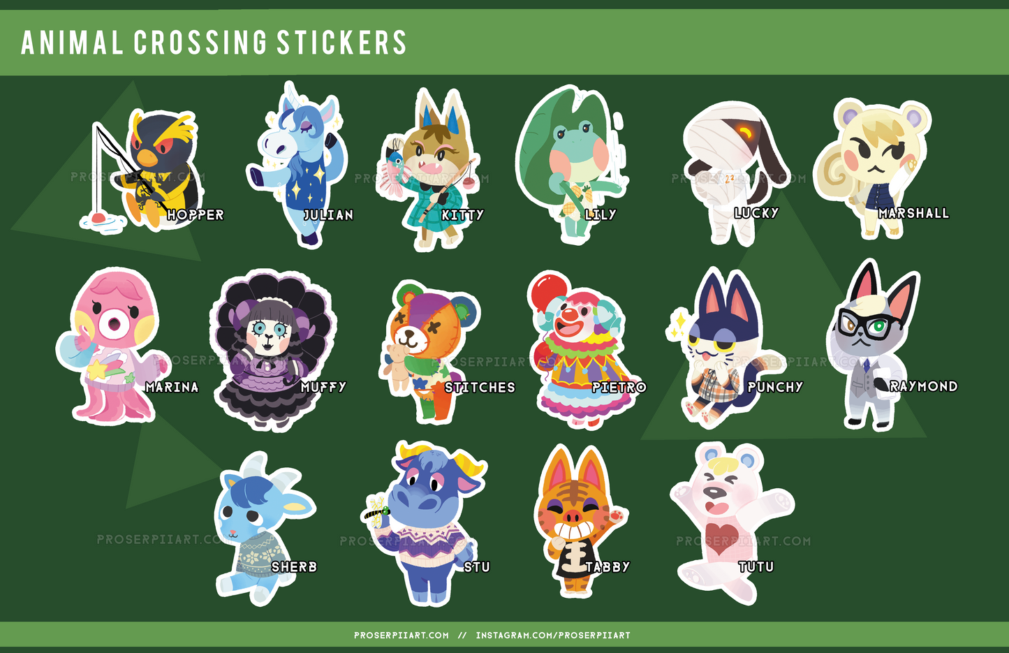 Critter Villager Stickers