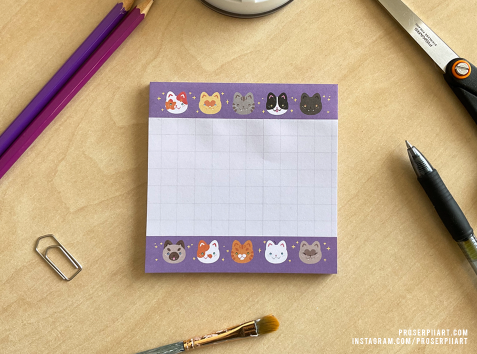 Cats! Memo Pad