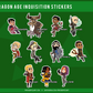 Dragon Age (Origins, 2, and Inquisition) stickers