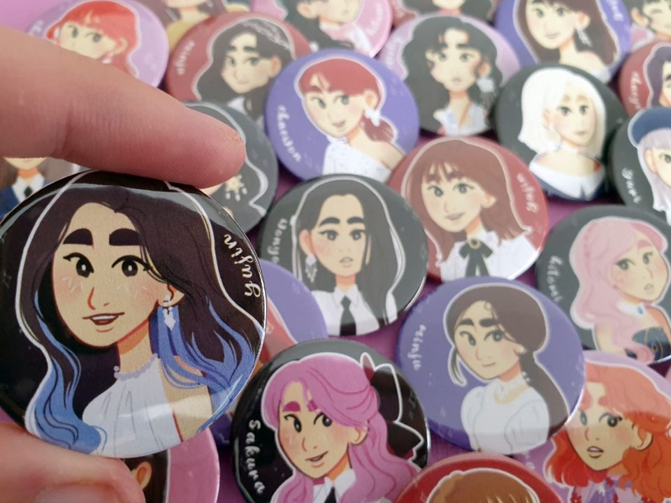 IZONE ERAS 1.5inch Badges