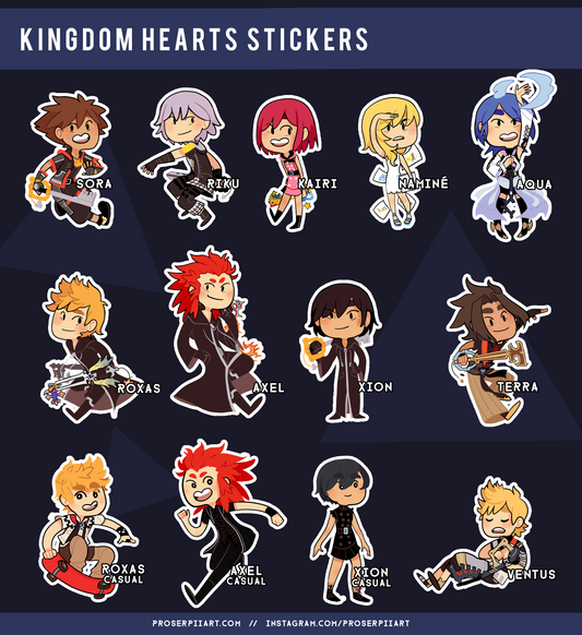 Kingdom Hearts Stickers