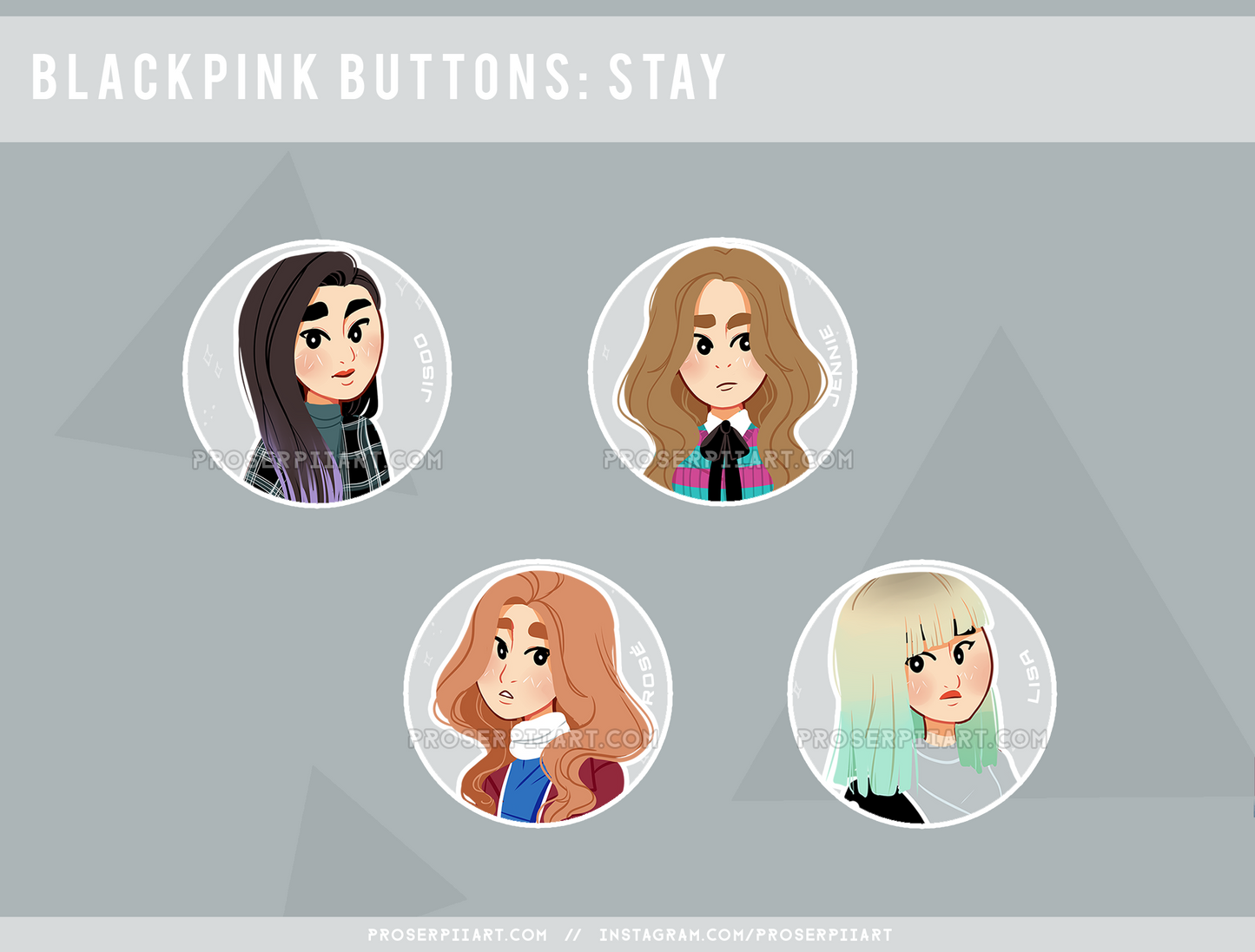 Blackpink ERAS 1.5inch Badges