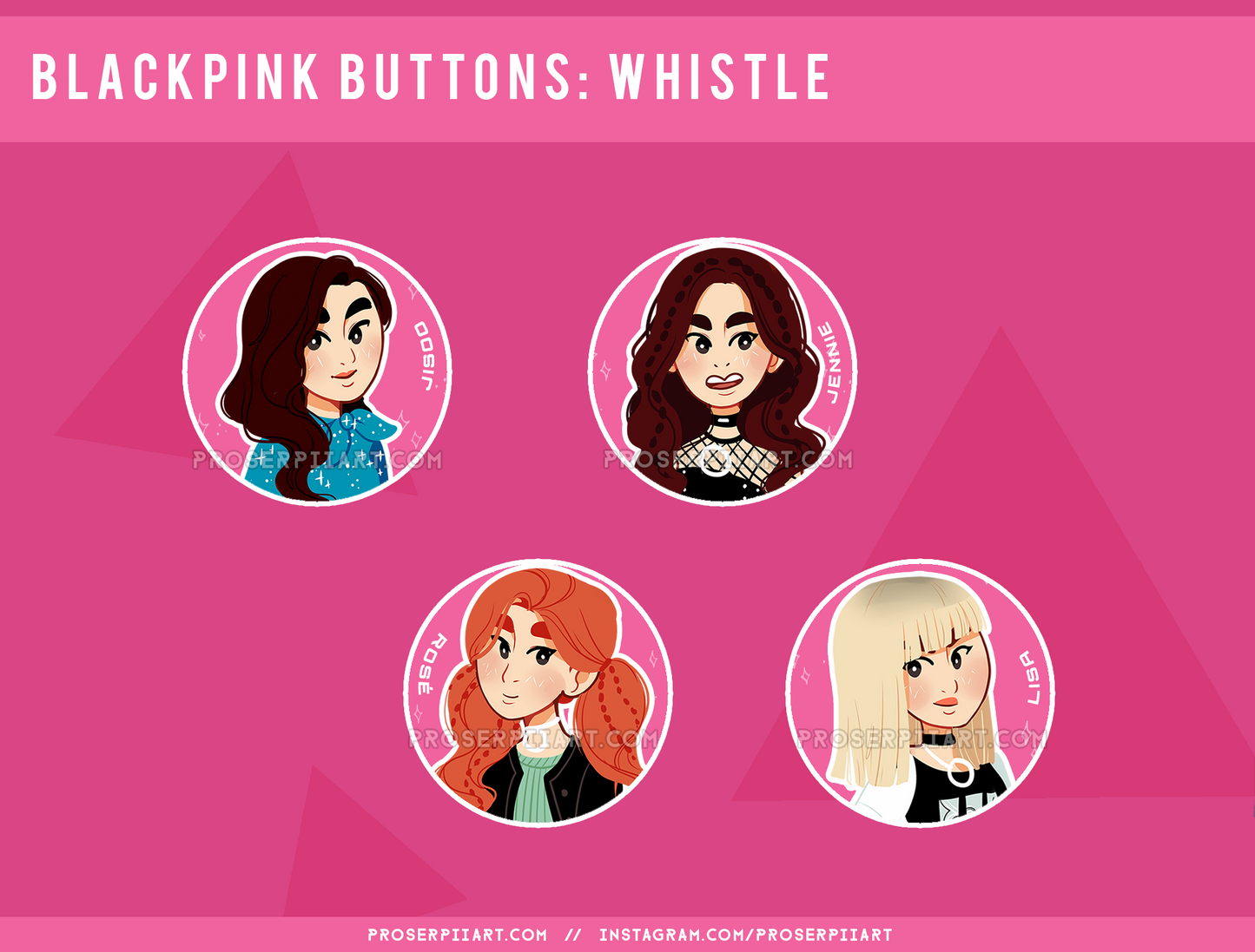 Blackpink ERAS 1.5inch Badges