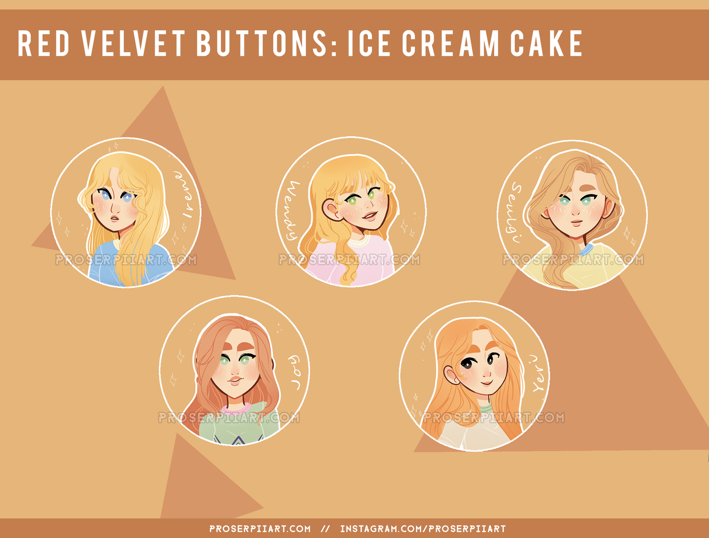 Red Velvet ERAS 1.5inch Badges