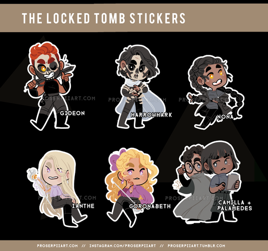 The Locked Tomb Stickers