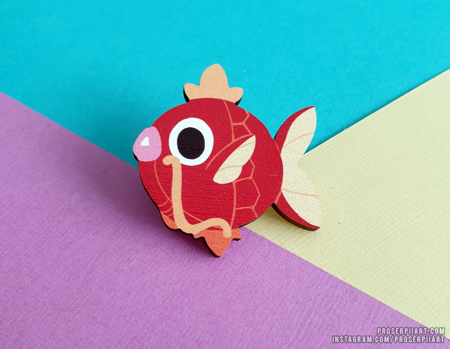 Pokemon 40mm / 1.5" Wooden Pins // Collection A