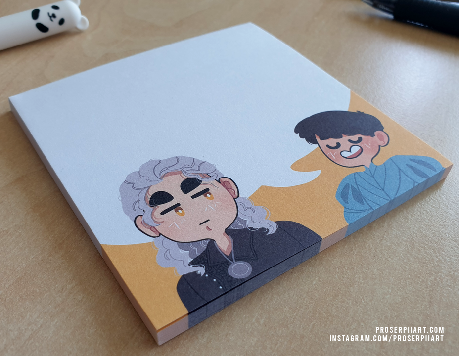 Jaskier and Geralt Memo Pad