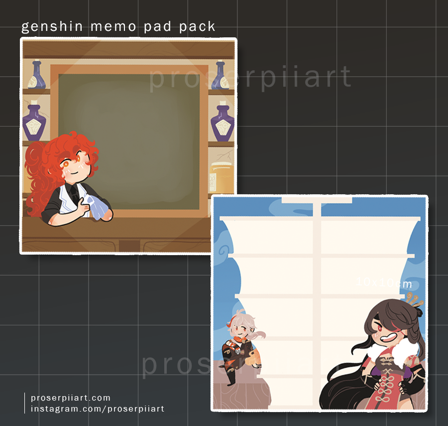 Beidou's Sea Drakes Memo Pad