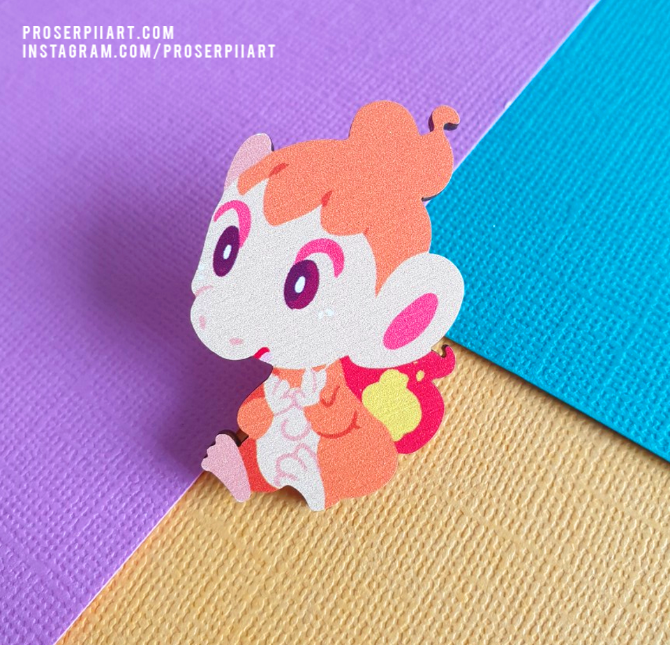 Pokemon 40mm / 1.5" Wooden Pins // Collection C
