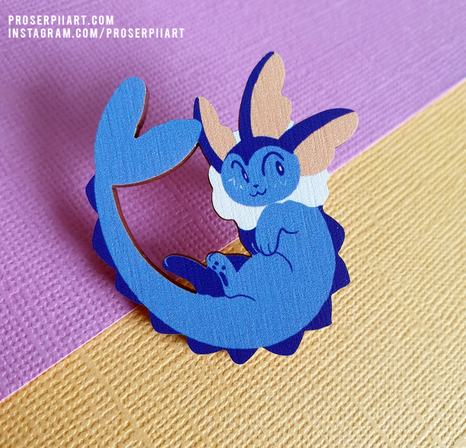 Pokemon 40mm / 1.5" Wooden Pins // Collection C