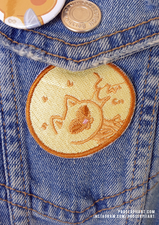 Sakura Whale Shark Iron-On Patch