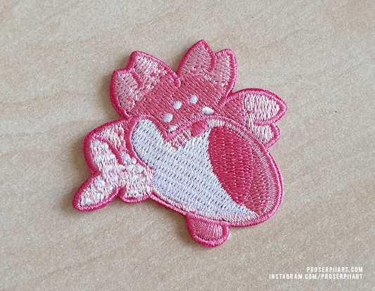 Sakura Whale Shark Iron-On Patch