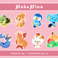 Pokemon 40mm / 1.5" Wooden Pins // Collection B