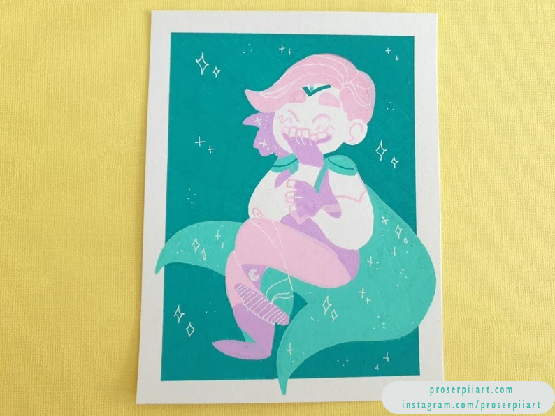 She-Ra Glimmer Original Posca Painting
