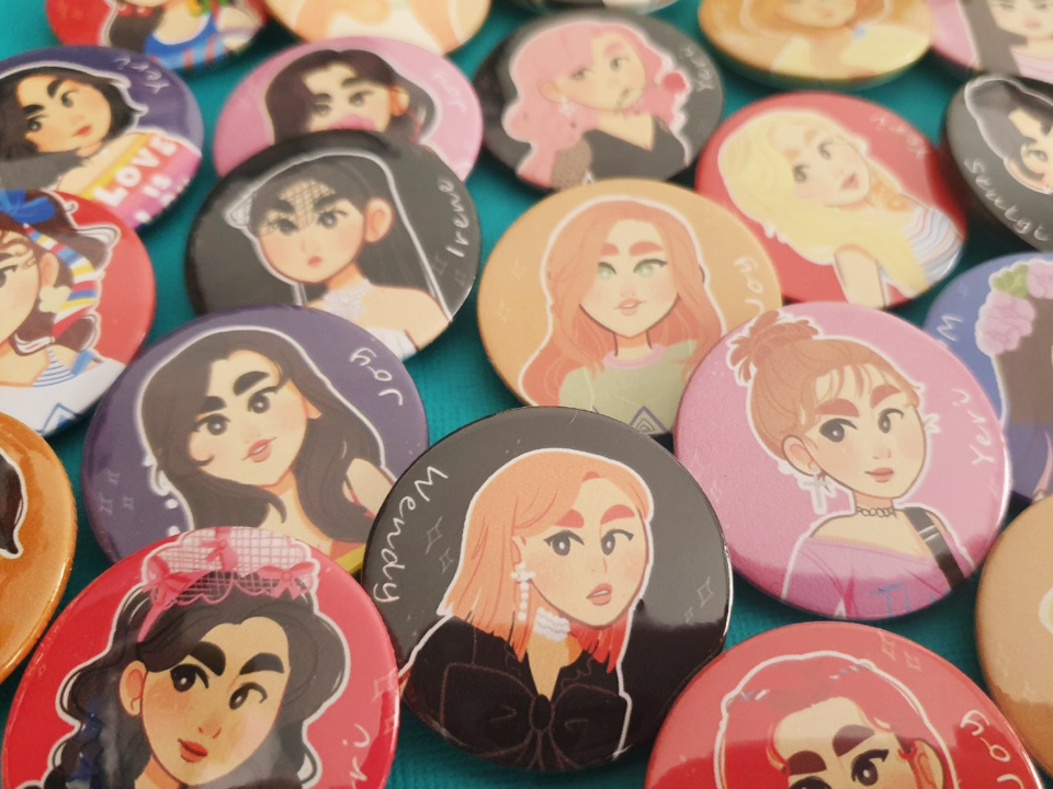 Red Velvet ERAS 1.5inch Badges