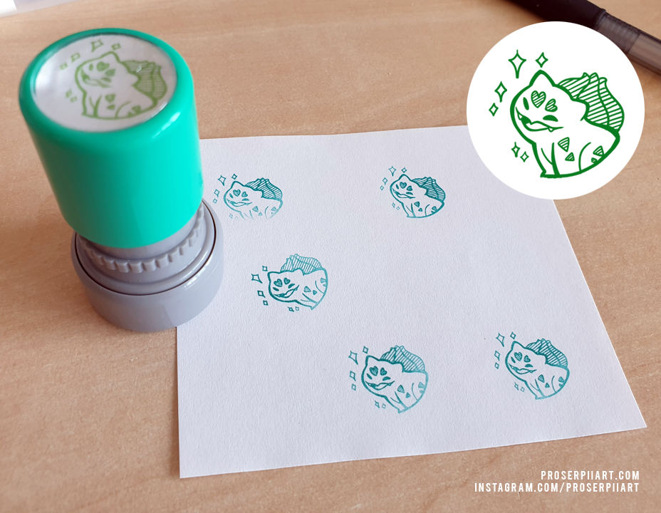 Pokemon Bulbasaur Self-Inking Stamps