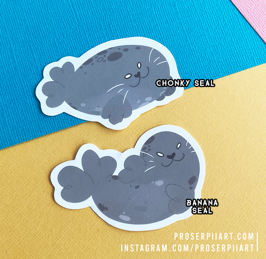 Harbour Seal Sticker Set!