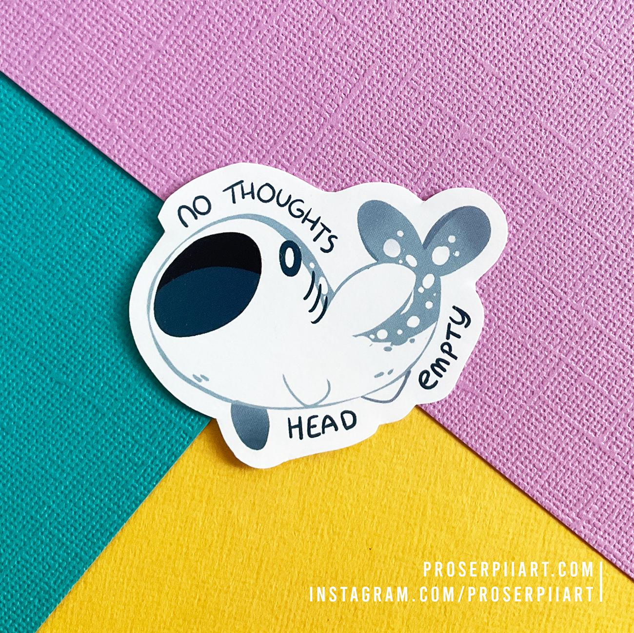 Shark Stickers! // Cute Sharks Sticker Pack // No Thoughts Head Empty