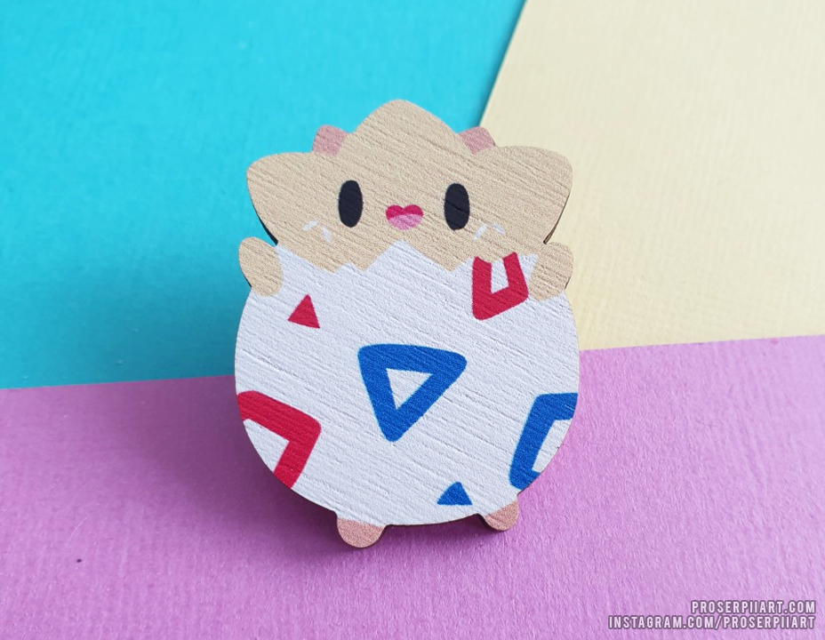 Pokemon 40mm / 1.5" Wooden Pins // Collection A