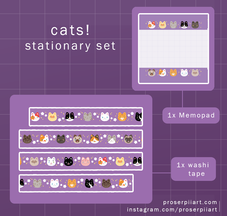 Cats! Washi Tape