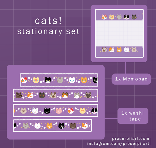Cats! Washi Tape