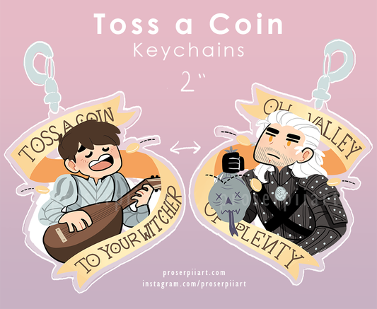Toss A Coin Charms