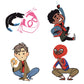 Into the Spiderverse Stickers