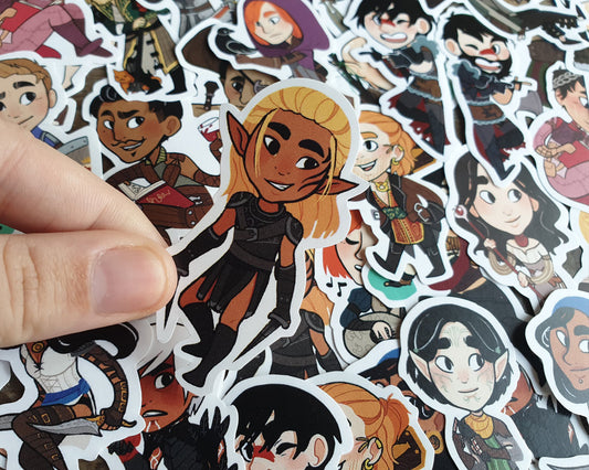 Dragon Age (Origins, 2, and Inquisition) stickers