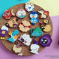 Pokemon 40mm / 1.5" Wooden Pins // Collection A