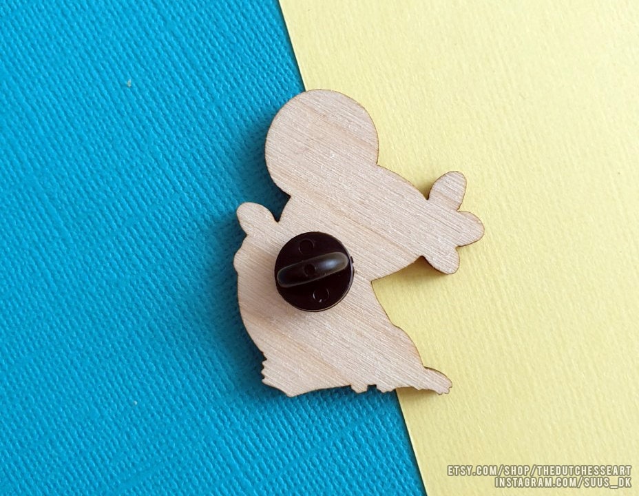 Pokemon 40mm / 1.5" Wooden Pins // Collection B