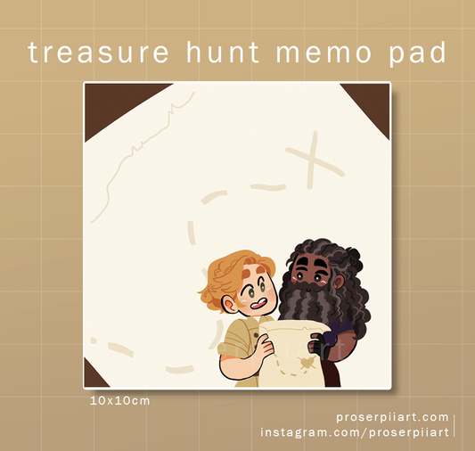Our Flag Means Death Memo Pad, Stede and Blackbeard